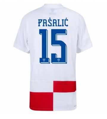 Croacia Mario Pasalic #15 Primera Equipación Eurocopa 2024 Manga Corta